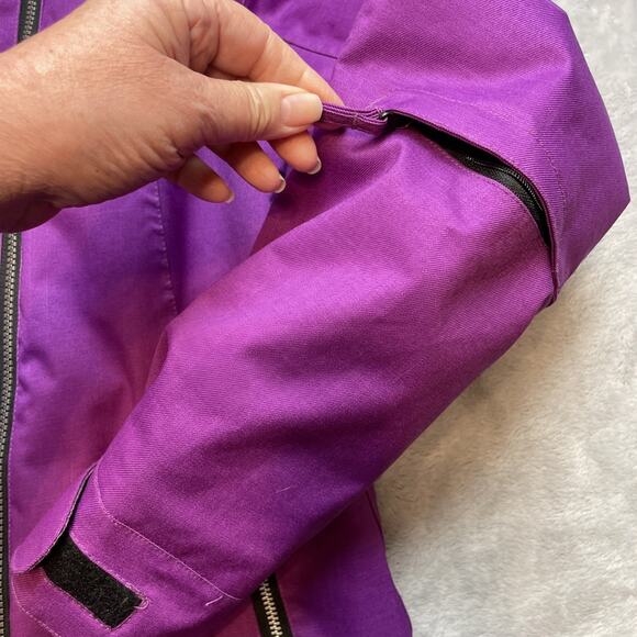 Ride Snowboards Cappel Ski Snowboard Jacket Womens M Purple Hooded Winter Parka - Picture 6 of 13